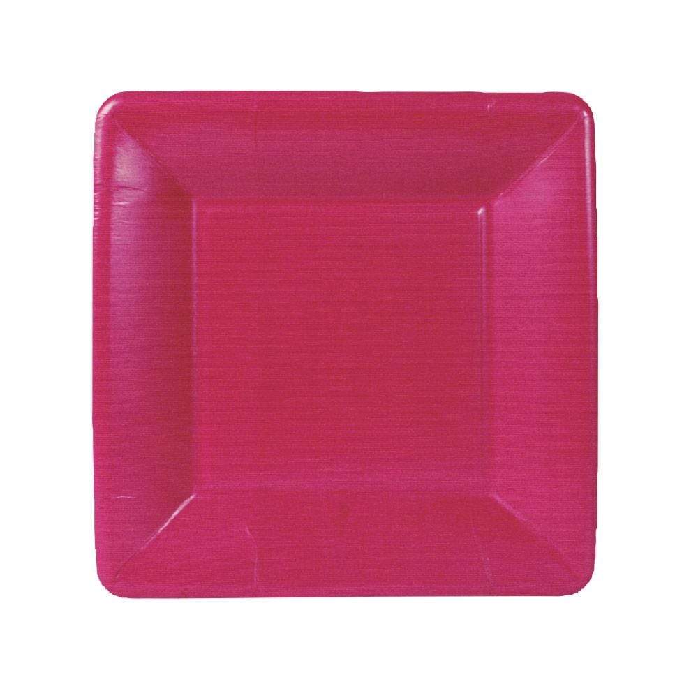 DESSERT PAPER PLATE ROSE