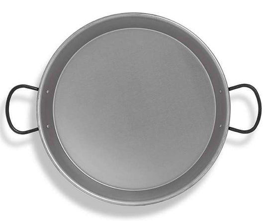 VAELLO Paella Pan Polished Steel 17"