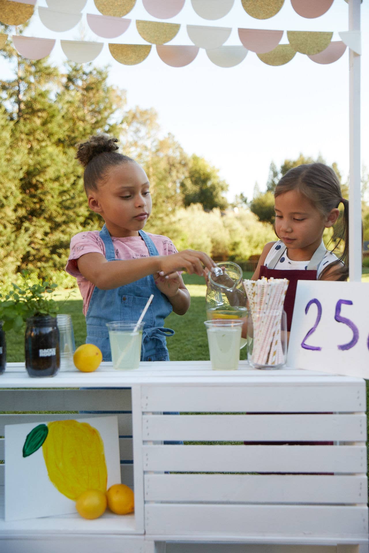 Ayesha Curry - Kid's Denim Chef's Apron: Denim