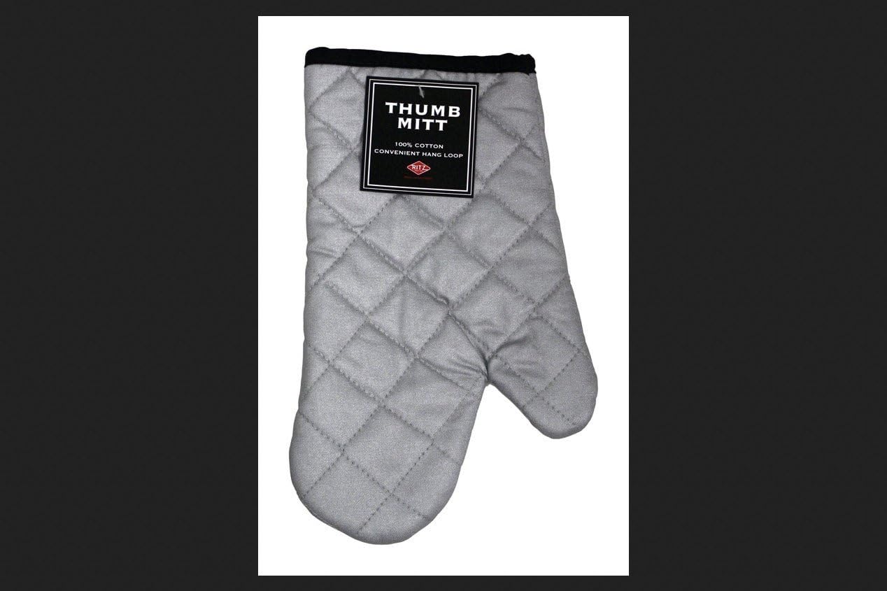 TWILL THUMB MITT SILICONE