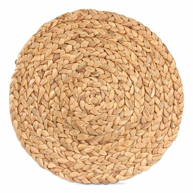PLACEMAT BRAIDED WATER HYACINTH RND