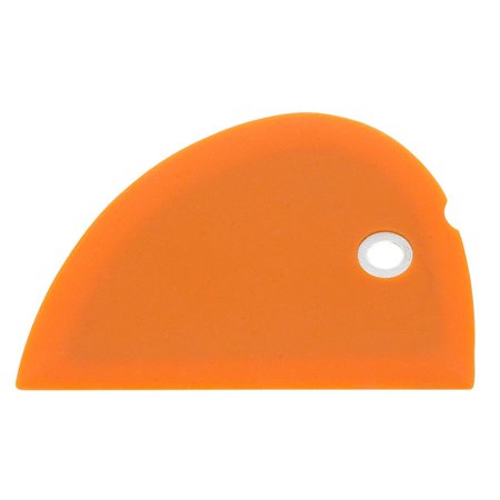 SILICONE BOWL SCRAPER ORANGE