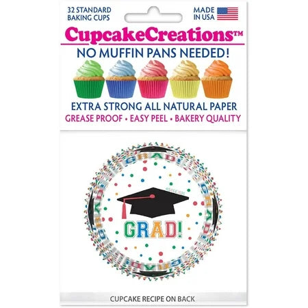 STANDARD CUPCAKE HAPPY GRADUATION