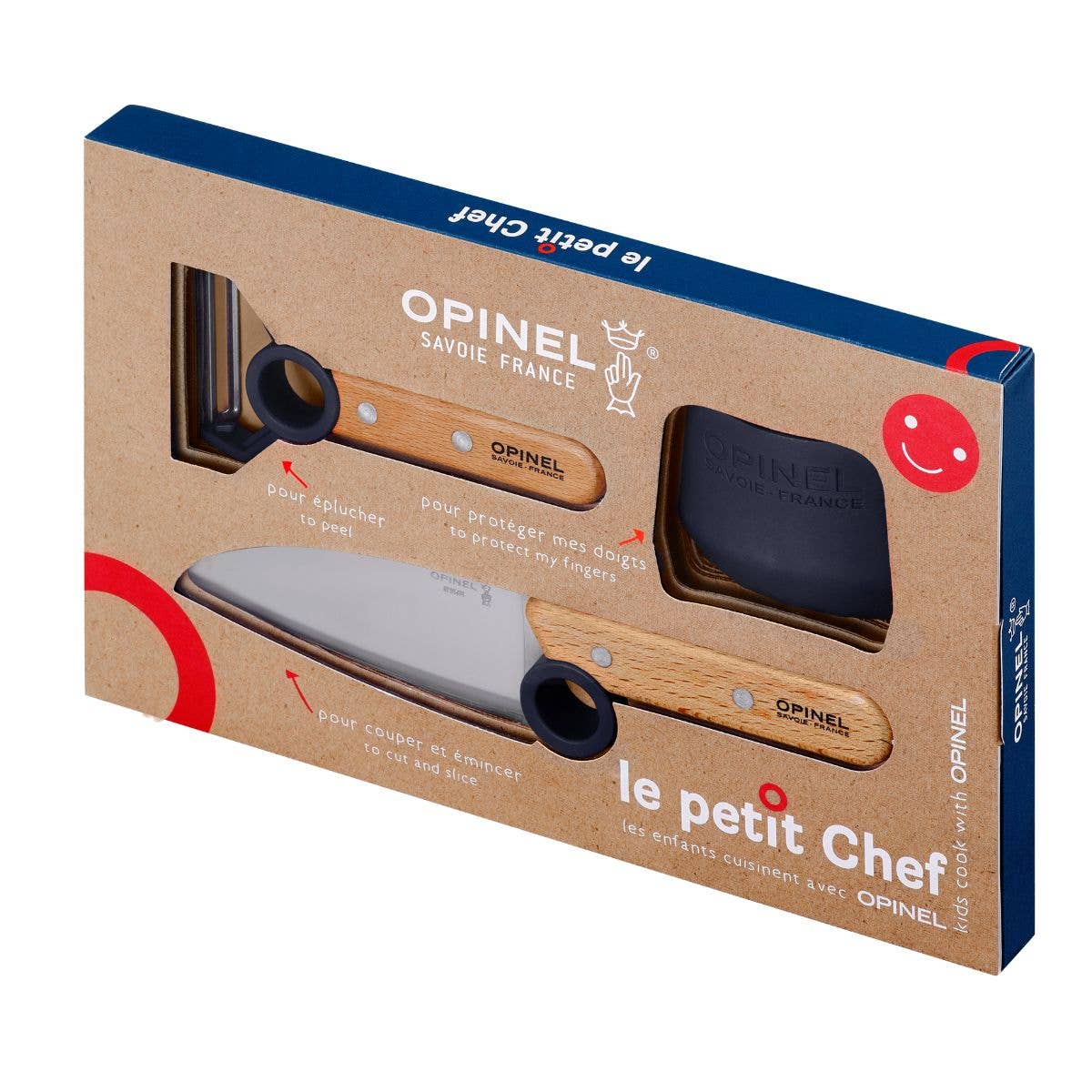 LE PETIT CHEF 3 PC KNIFE SET RED