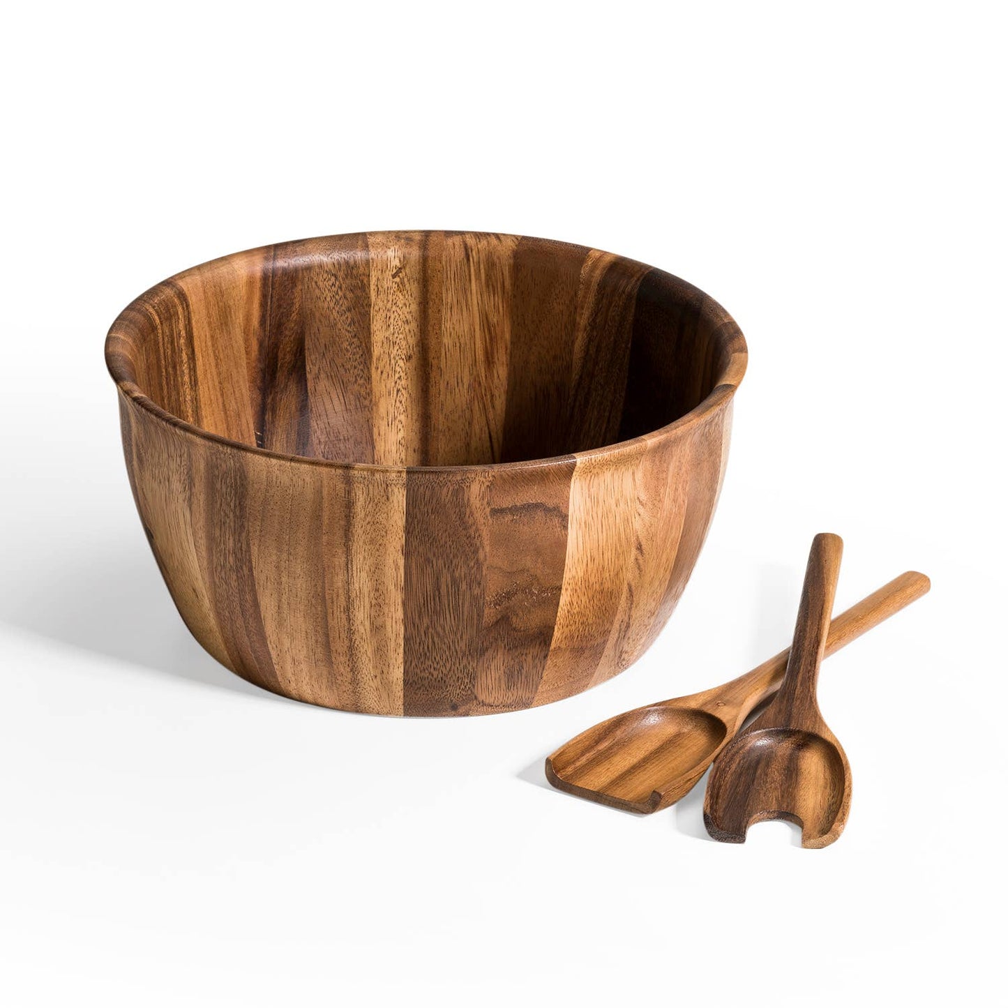 EXTRA LARGE SALAD BOWL W/ UTENSILS