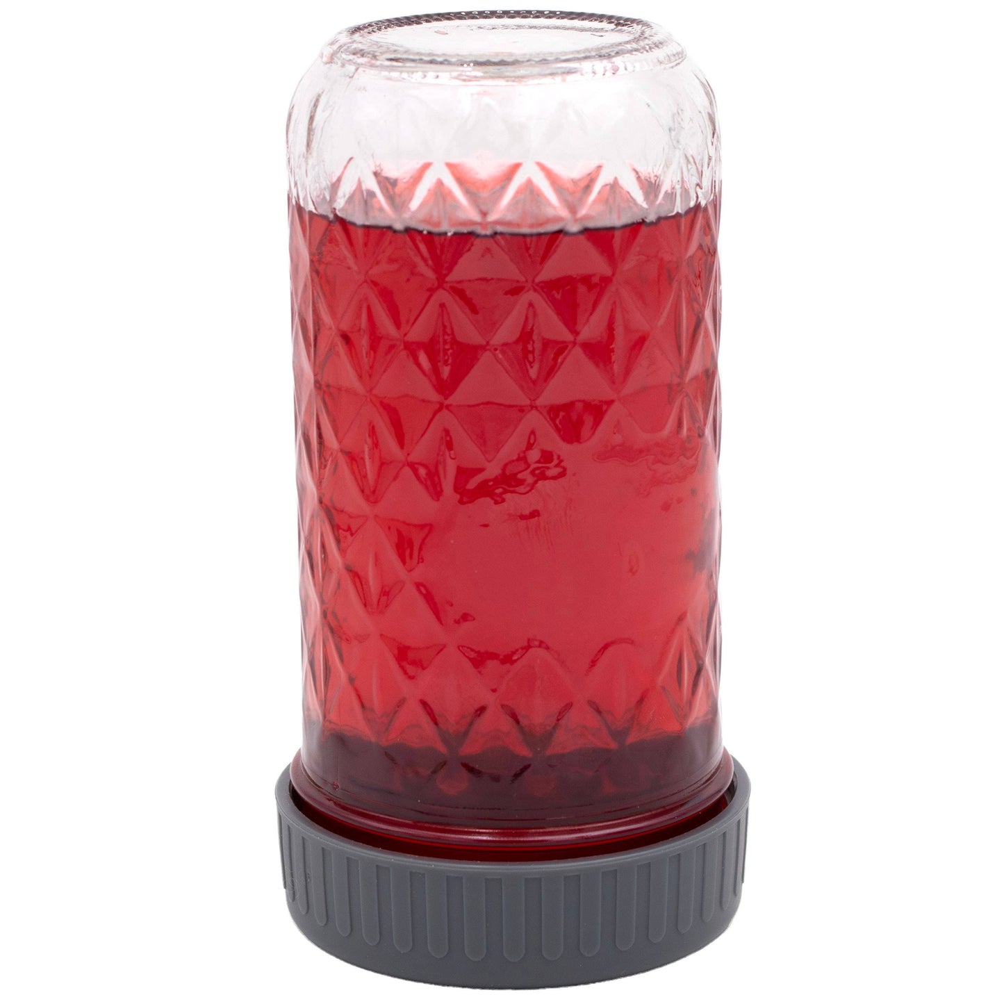 MJL LEAK PROOF PLASTIC STORAGE LIDS FOR MASON JARS: WIDE MOUTH
