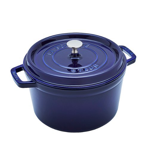 STAUB DEEP COCOTTE 5 QT DK BLUE