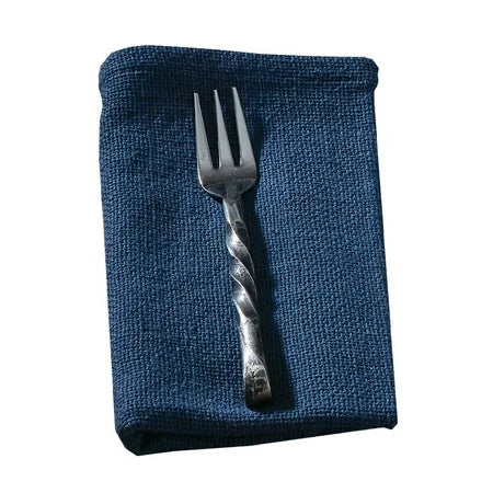 TWEED BURLAP NAPKIN DENIM