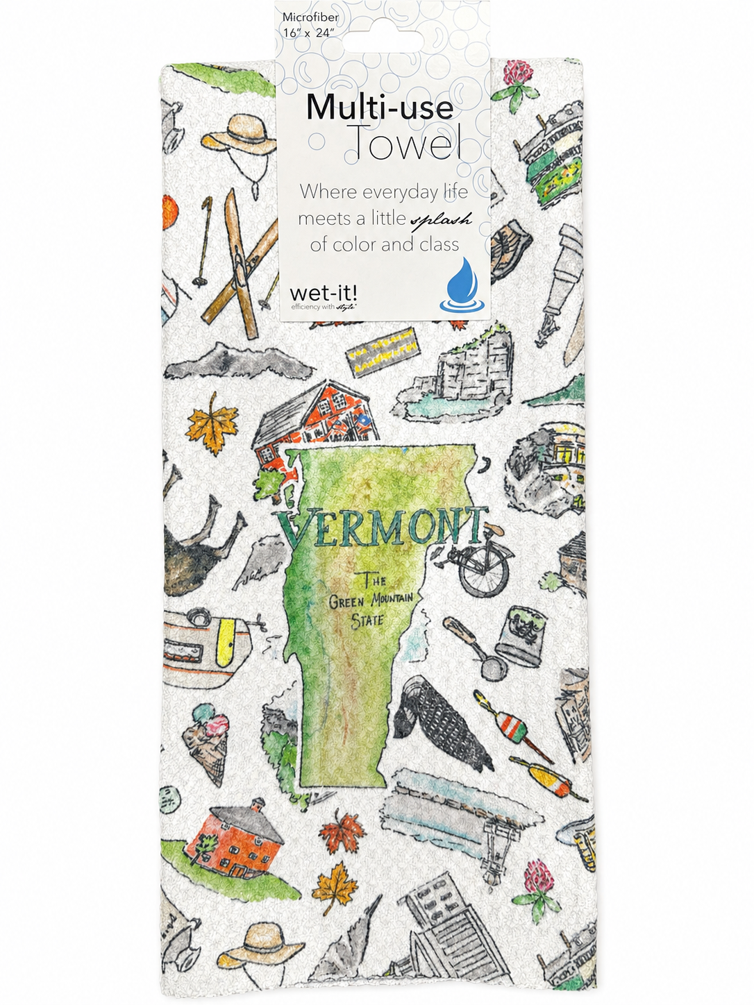Vermont tea towel