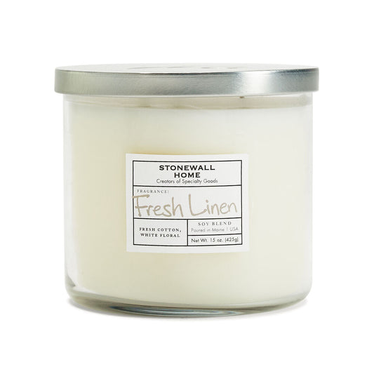 FRESH LINEN CANDLE 16 OZ