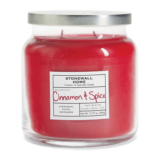 CINNAMON & SPICE CANDLE 13.5 OZ
