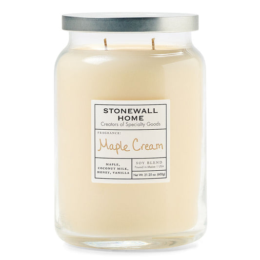 MAPLE CREAM CANDLE LG