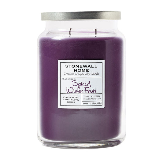 SPICED WINTER FRUIT LARGE APOTHECARY JAR CANDLE