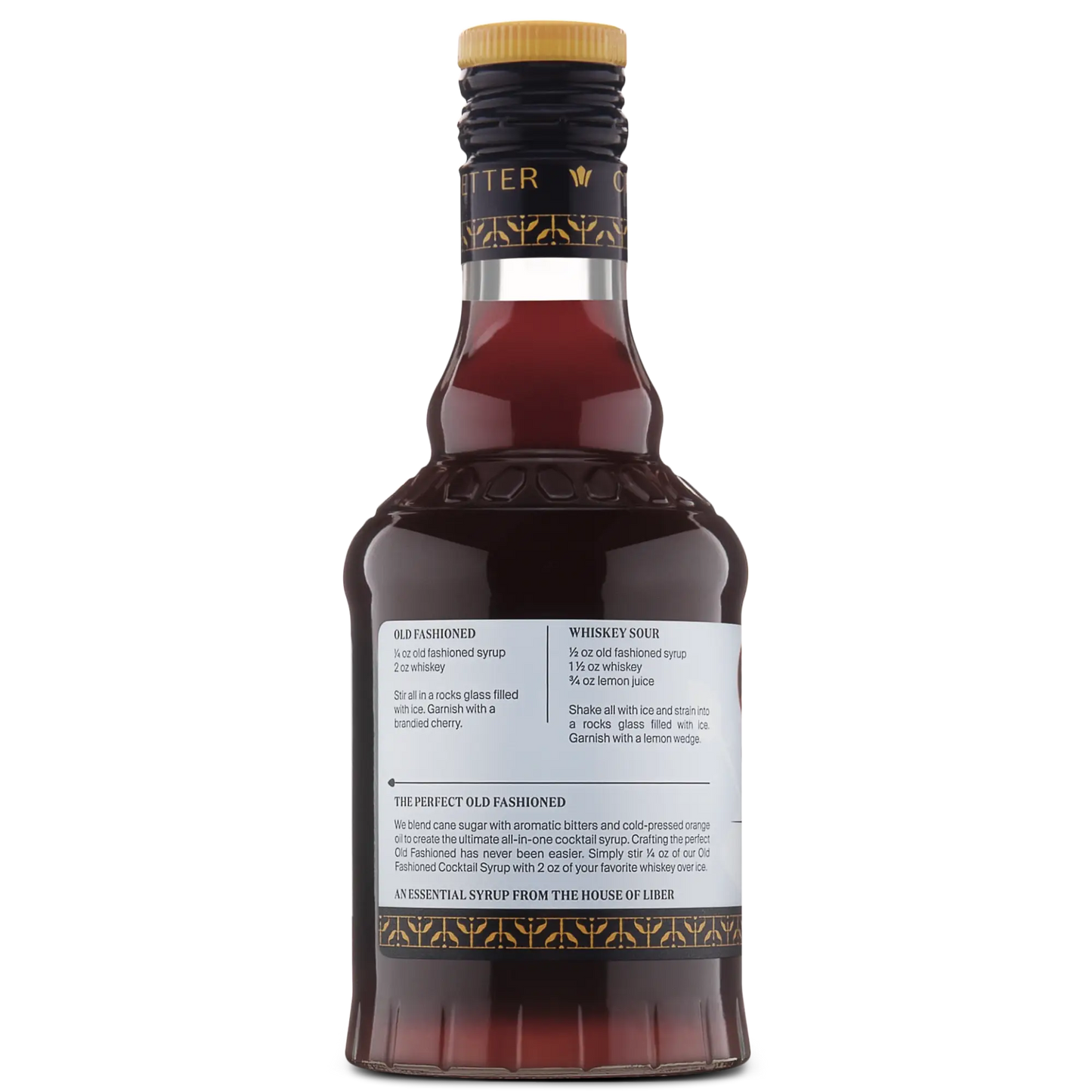 OLD FASHIONED COCKTAIL SYRUP 373ML