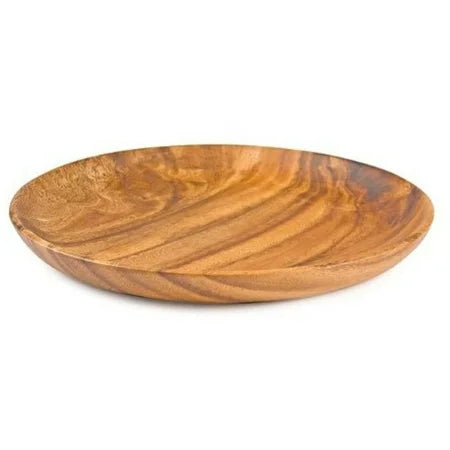WOOD PLATE RND 12"