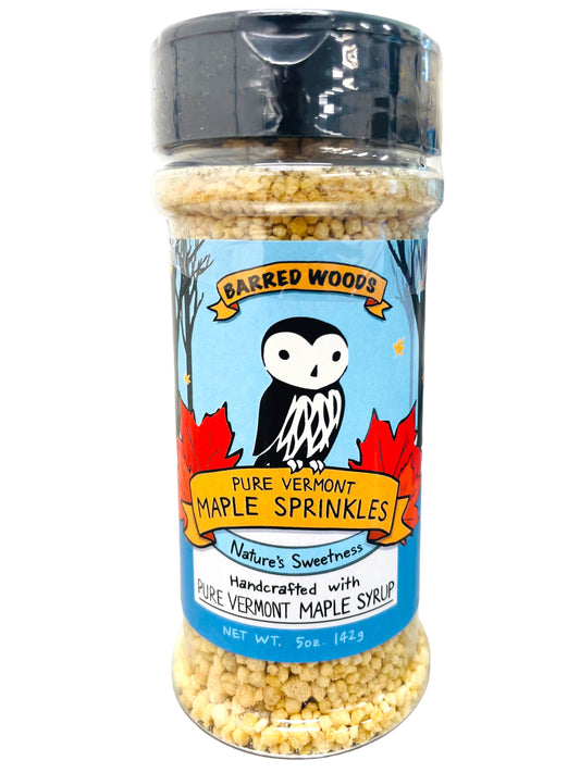 PURE VERMONT MAPLE SPRINKLES CRUNCH - 5 OZ SHAKER JAR