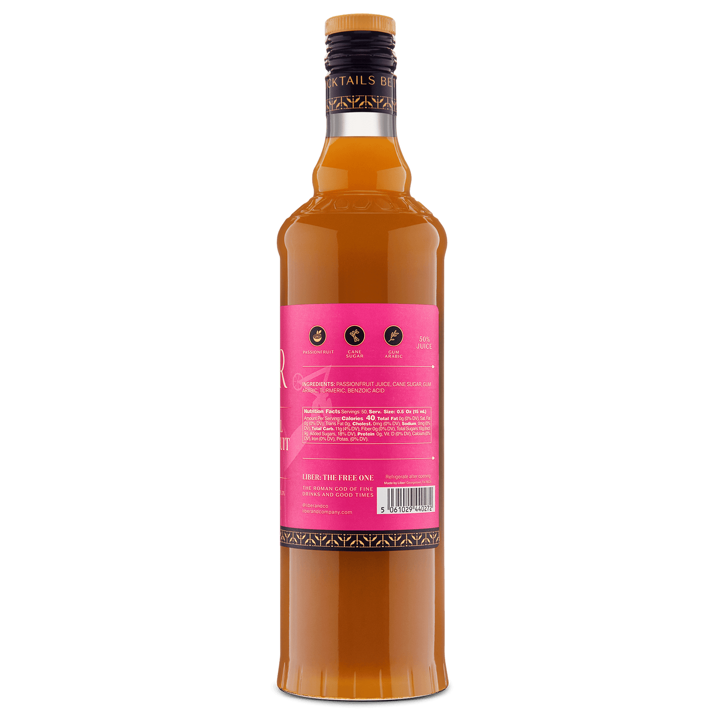 TROPICAL PASSIONFRUIT SYRUP 375 ML