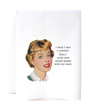 UNICORN FLOUR SACK TOWEL