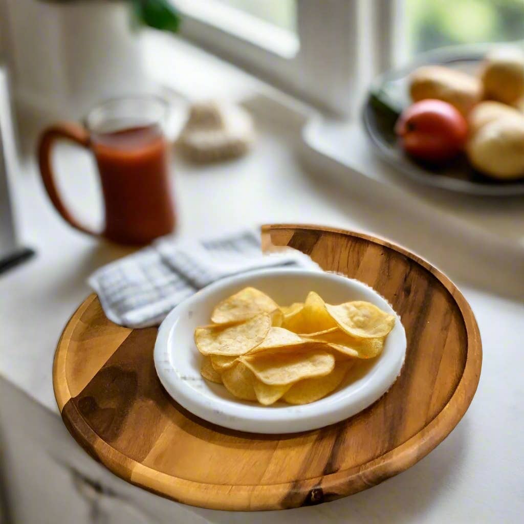 ACACIA WOOD LAZY SUSAN 15"