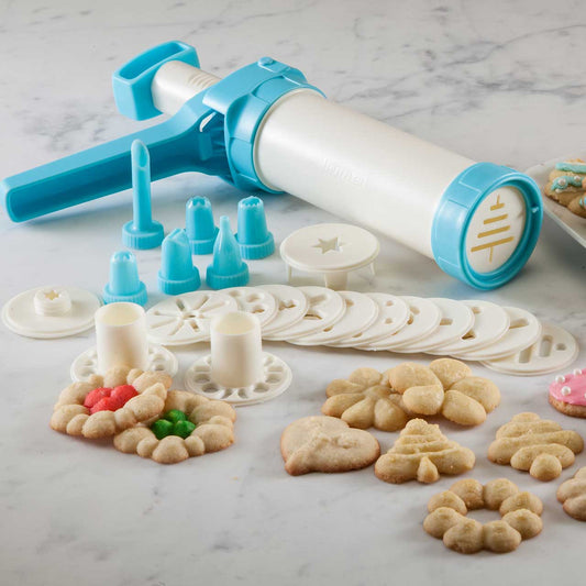 EASY ACTION COOKIE PRESS & DECORATOR