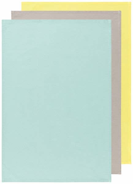 JADE MOONSTRUCK ZEST FLOURSACK DISHTOWELS SET OF 3