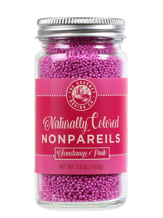 NATURALLY COLORED PINK FANDANGO NONPAREILS 3.9 OZ.