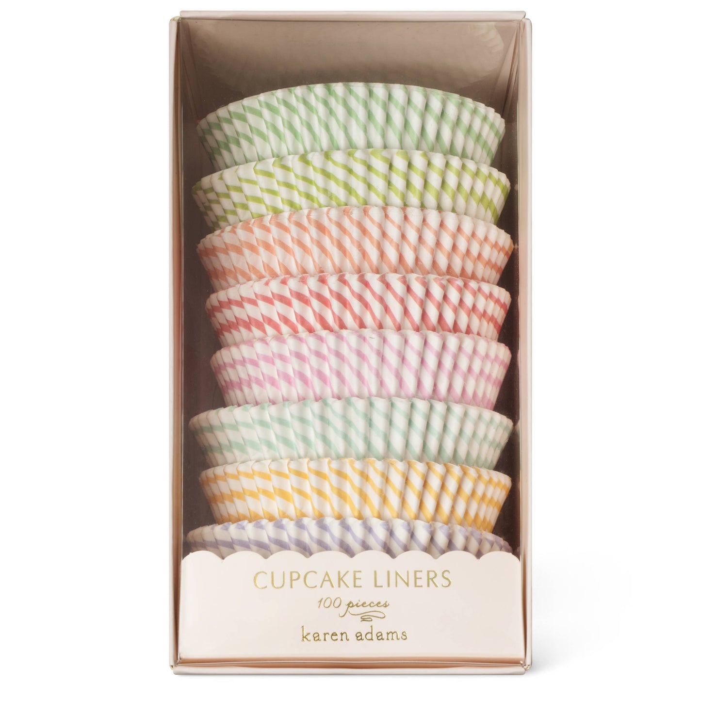 CUPCAKE LINERS: ROUND BOLD STRIPE