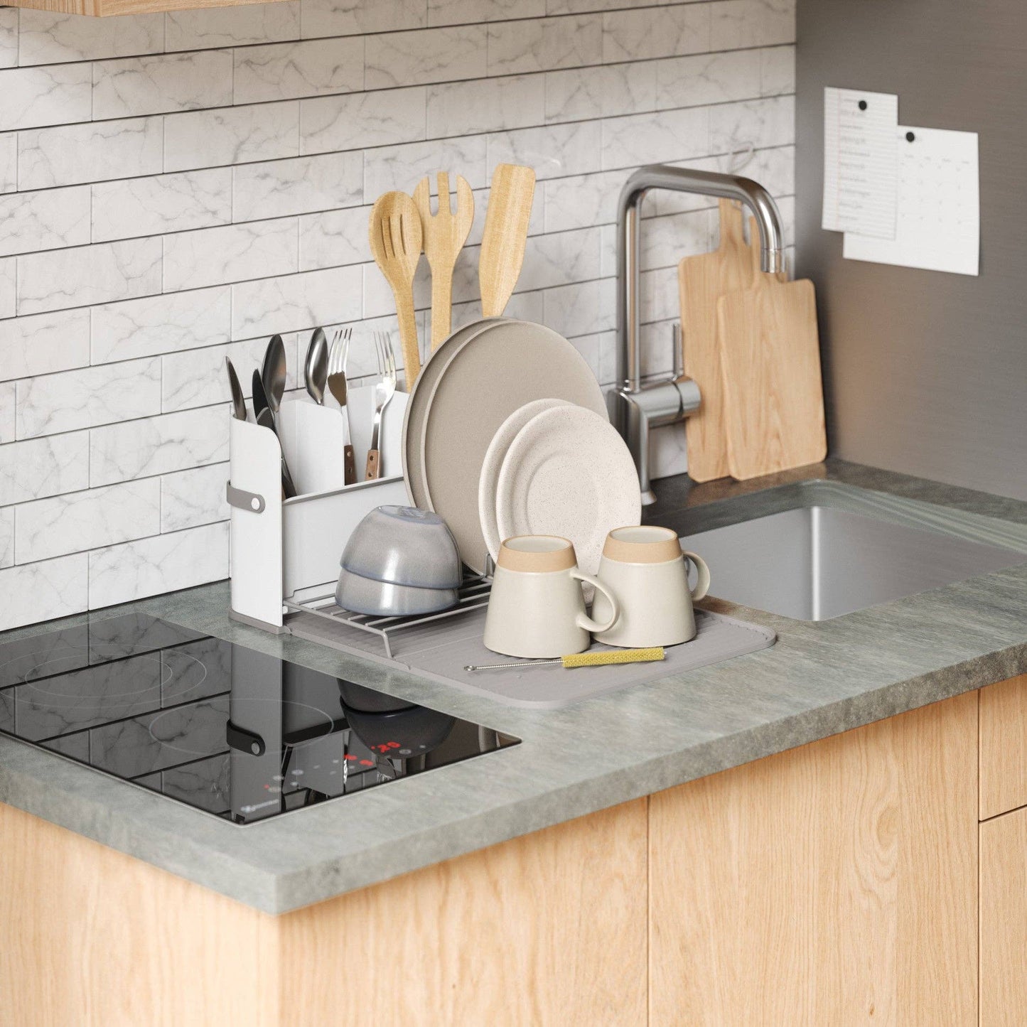 SLING DISH RACK-GREY