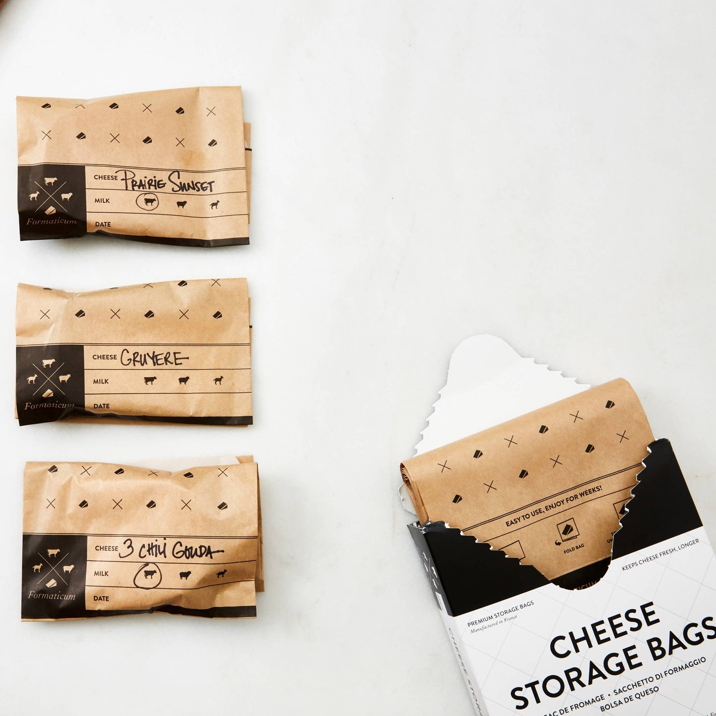 CHEESE STORAGE BAGS