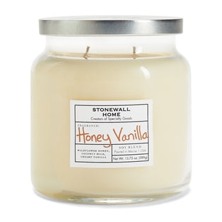 HONEY VANILLA CANDLE 13.75 OZ