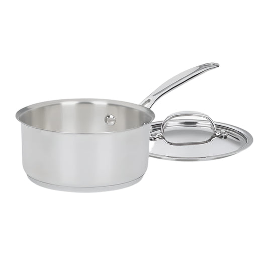 CUISINART CHEFS CLASSIC 1.5 QT SAUCEPAN W/ COVER