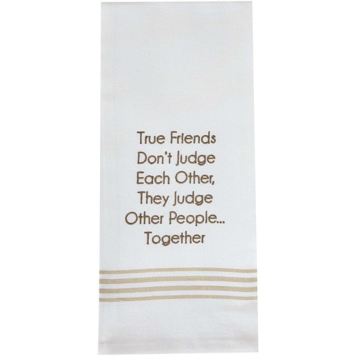 FUNNY DISHTOWEL- TRUE FRIENDS