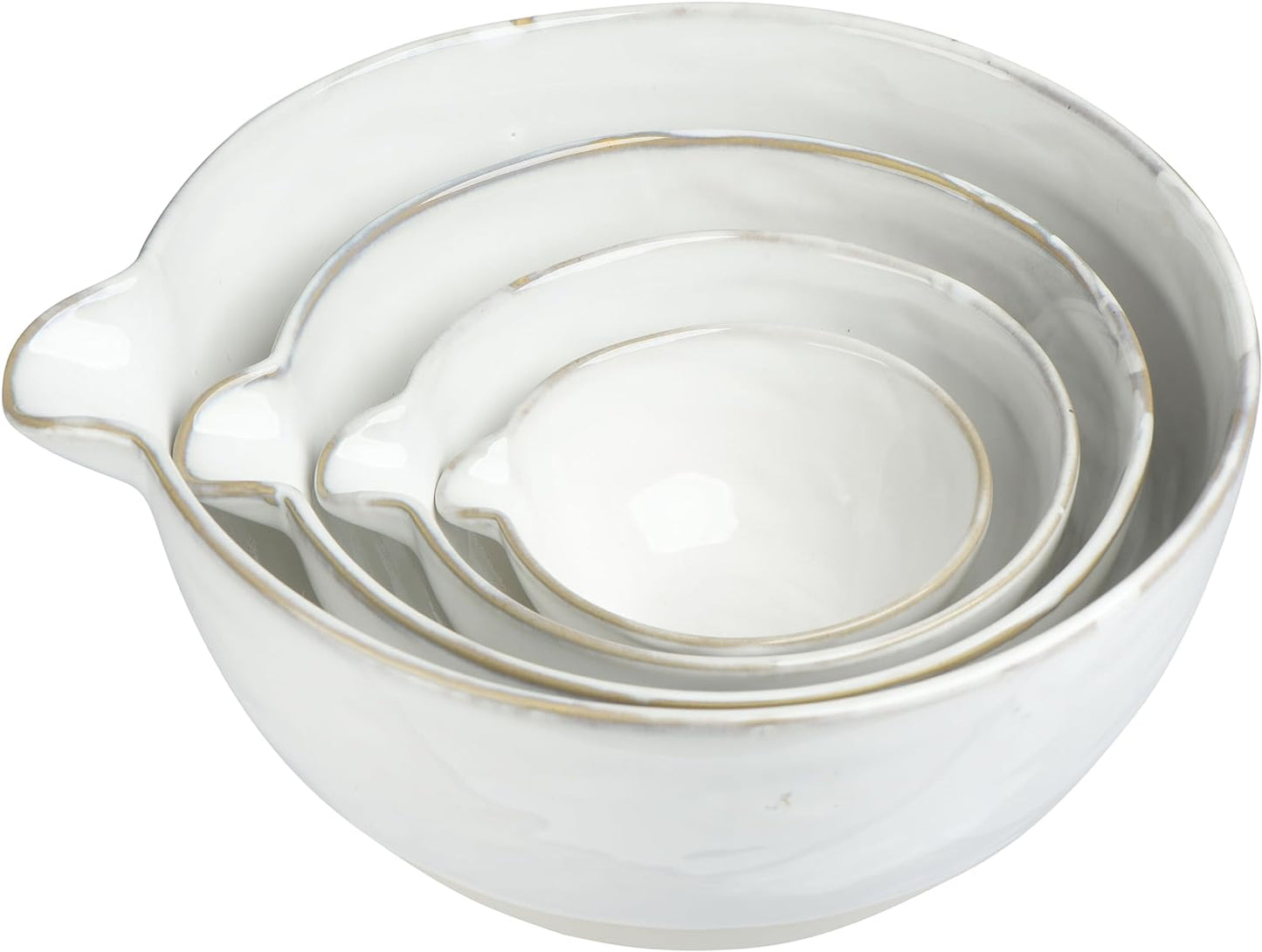 STONEWARE BATTER BOWLS GLAZE