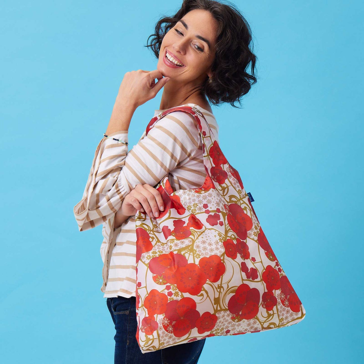 KINTSUGI BLU BAG REUSABLE SHOPPER TOTE