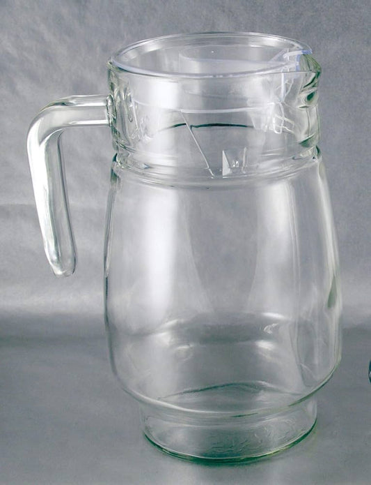 MODENA POT BELLY GLASS PITCHER 50 OZ