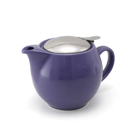 CERAMIC TEAPOT 15OZ EGGPLANT