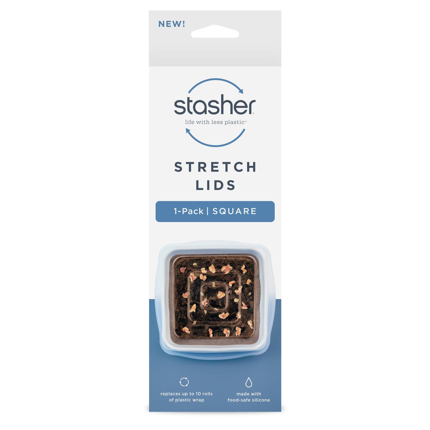 STASHER SQUARE 8X8 STRETCH LIDS