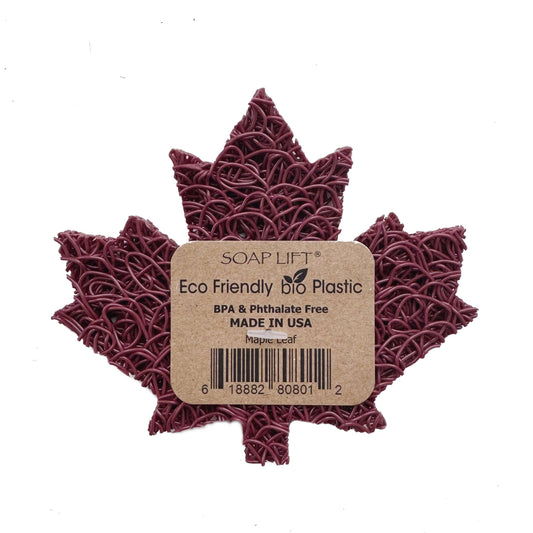 MAPLE LEAF SOAP LIFT SOAP SAVER - RASPBERRY
