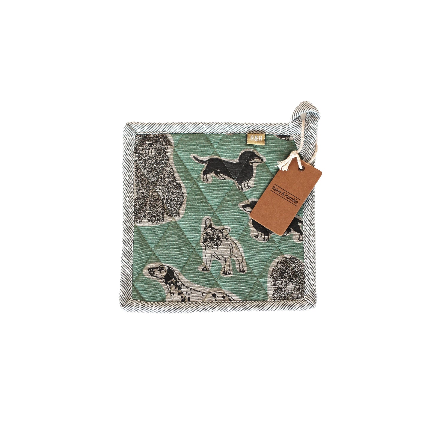 POT HOLDER / TRIVET DOG PRINT
