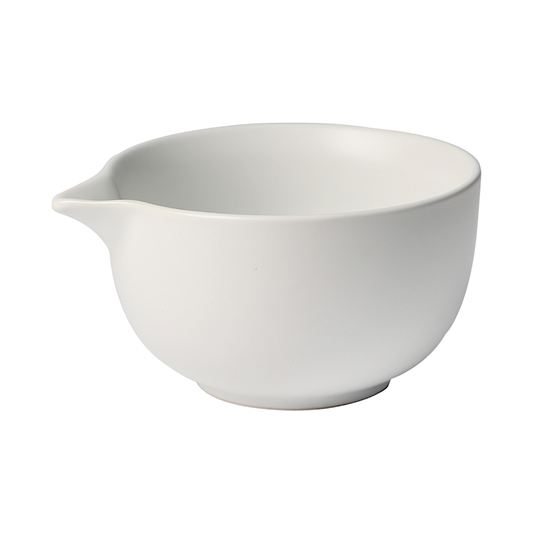10oz Matcha Latte Bowl With Spout White Matte (1/36)