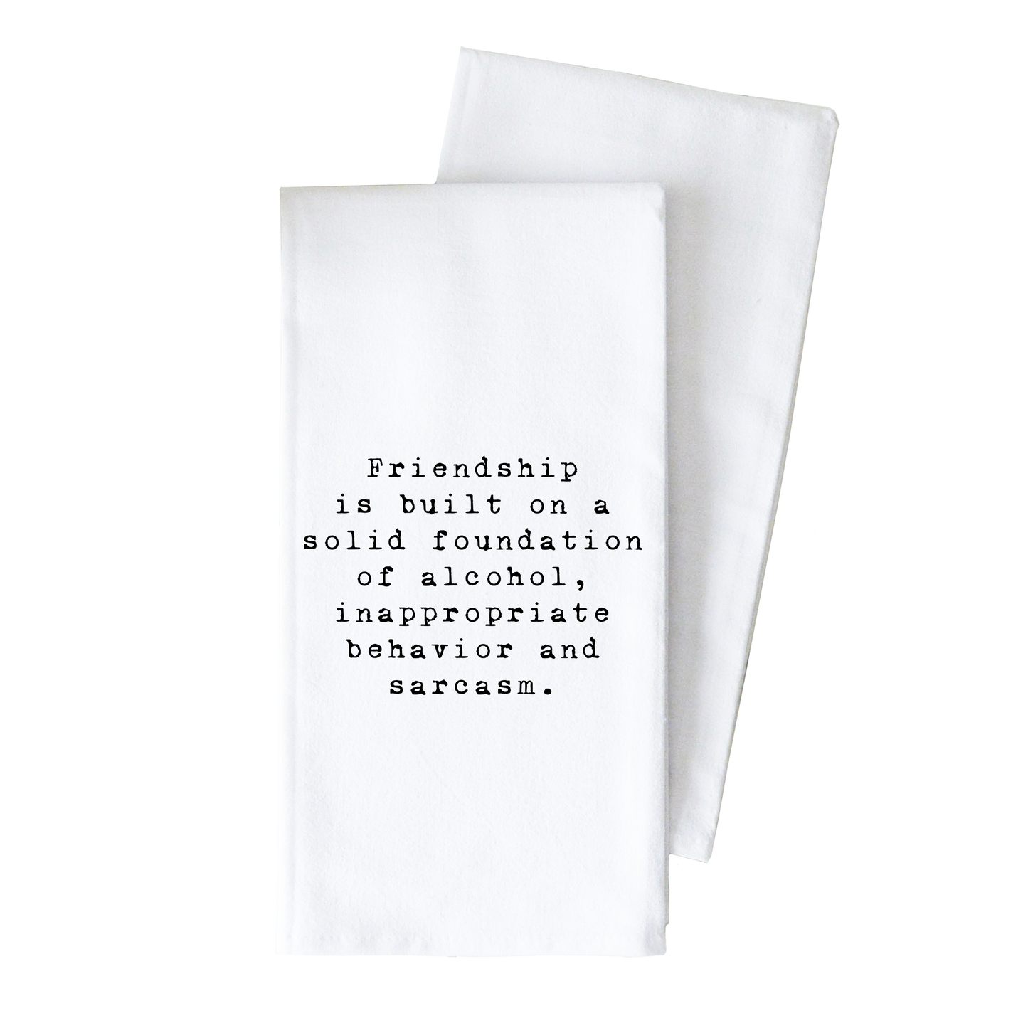 Solid Foundation Tea Towel