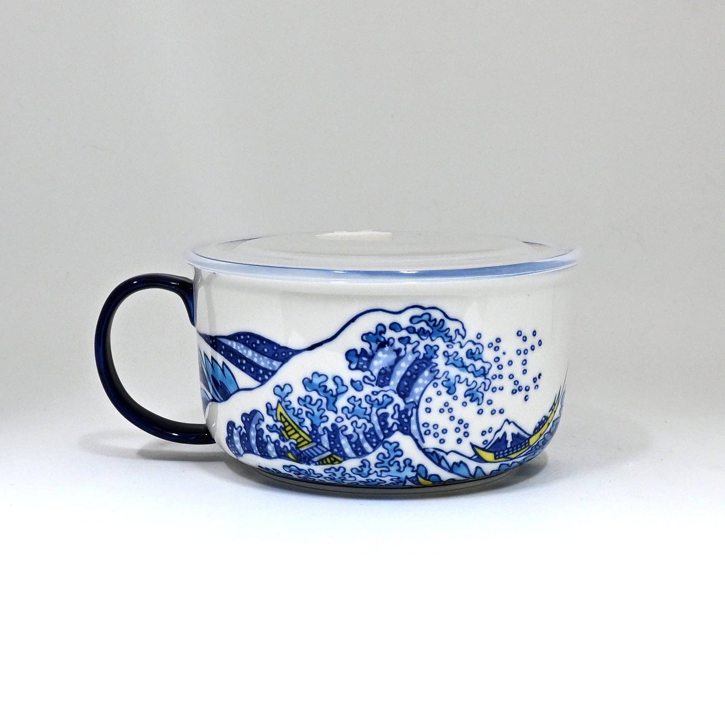 Great Wave Design Microwavable Bowl