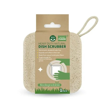 HEAVY DUTY NATURAL DISH SCRUBBER