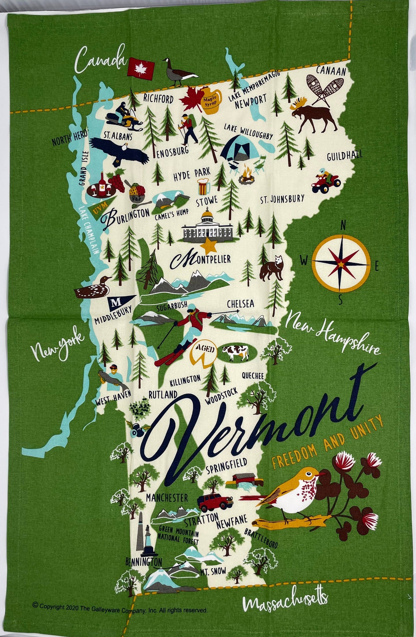 VERMONT TEA TOWEL