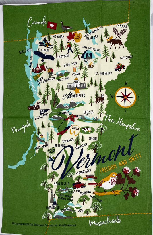 VERMONT TEA TOWEL