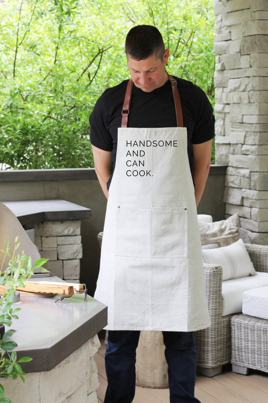 HANDSOME AND CAN COOK CHEF APRON