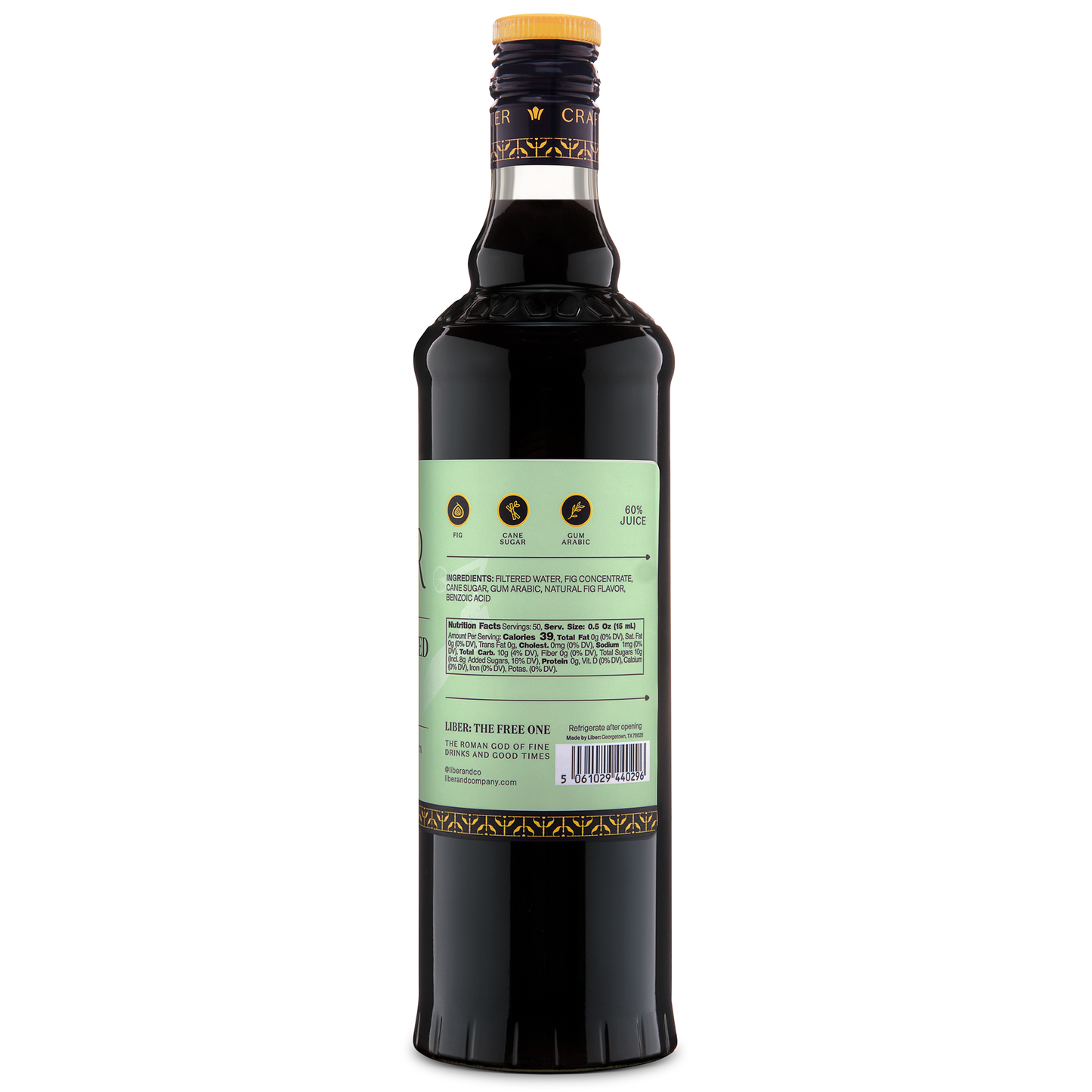 CARAMELIZED FIG SYRUP 375 ML