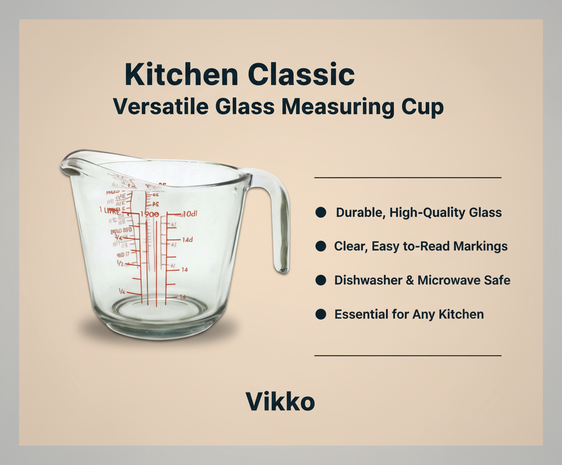 GLASS MEASURING CUP 32oz