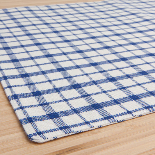 RECYCLED COTTON 2ND SPIN BELLE PLAID PLACEMAT
