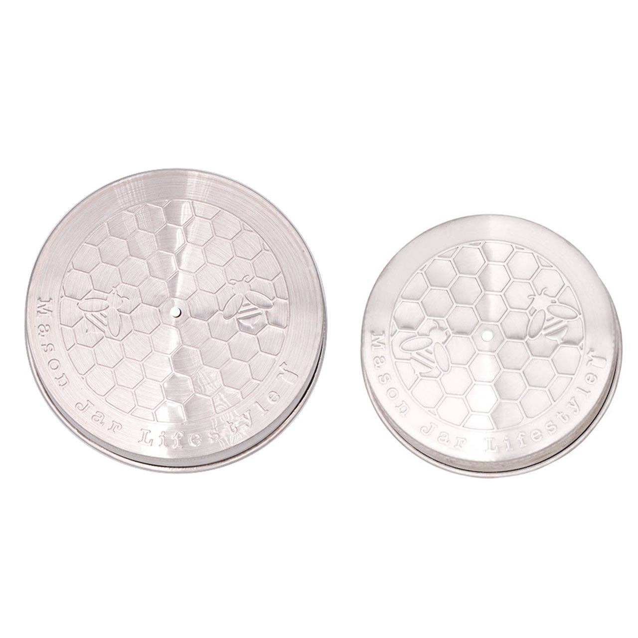 Honey Dipper Stainless Steel Lid for Mason Jars: Regular Mouth